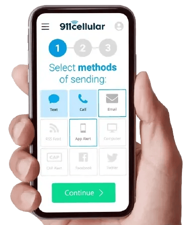Emergency Notification System Interface-