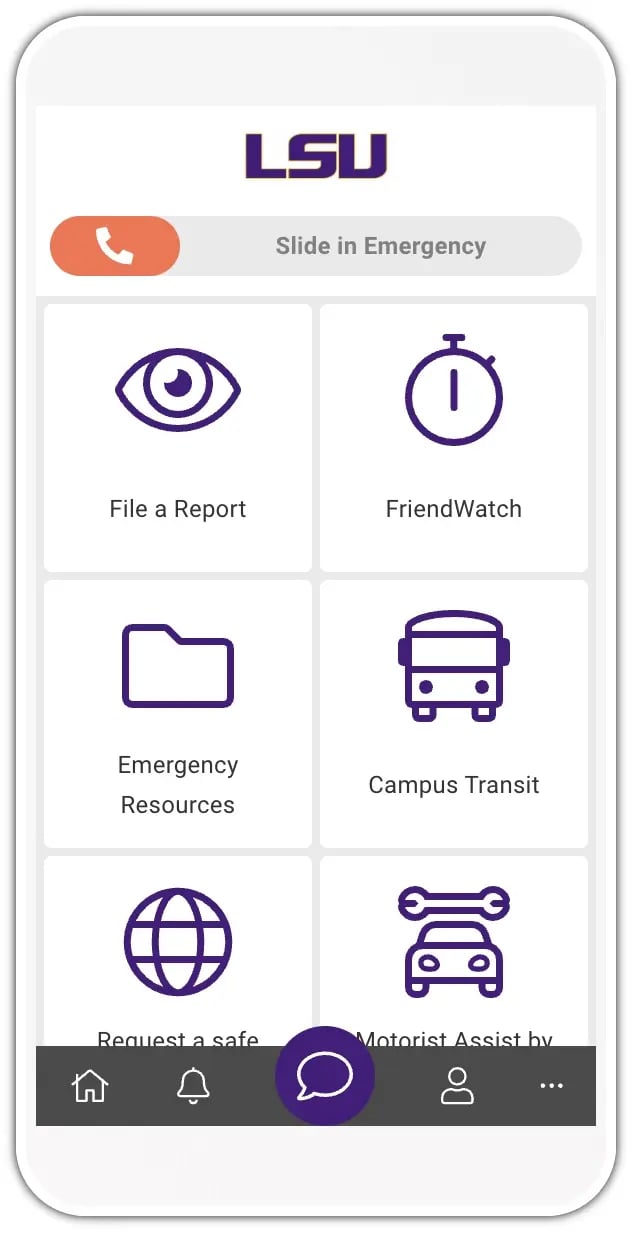 Protect yourself by downloading the LSU Shield app today!