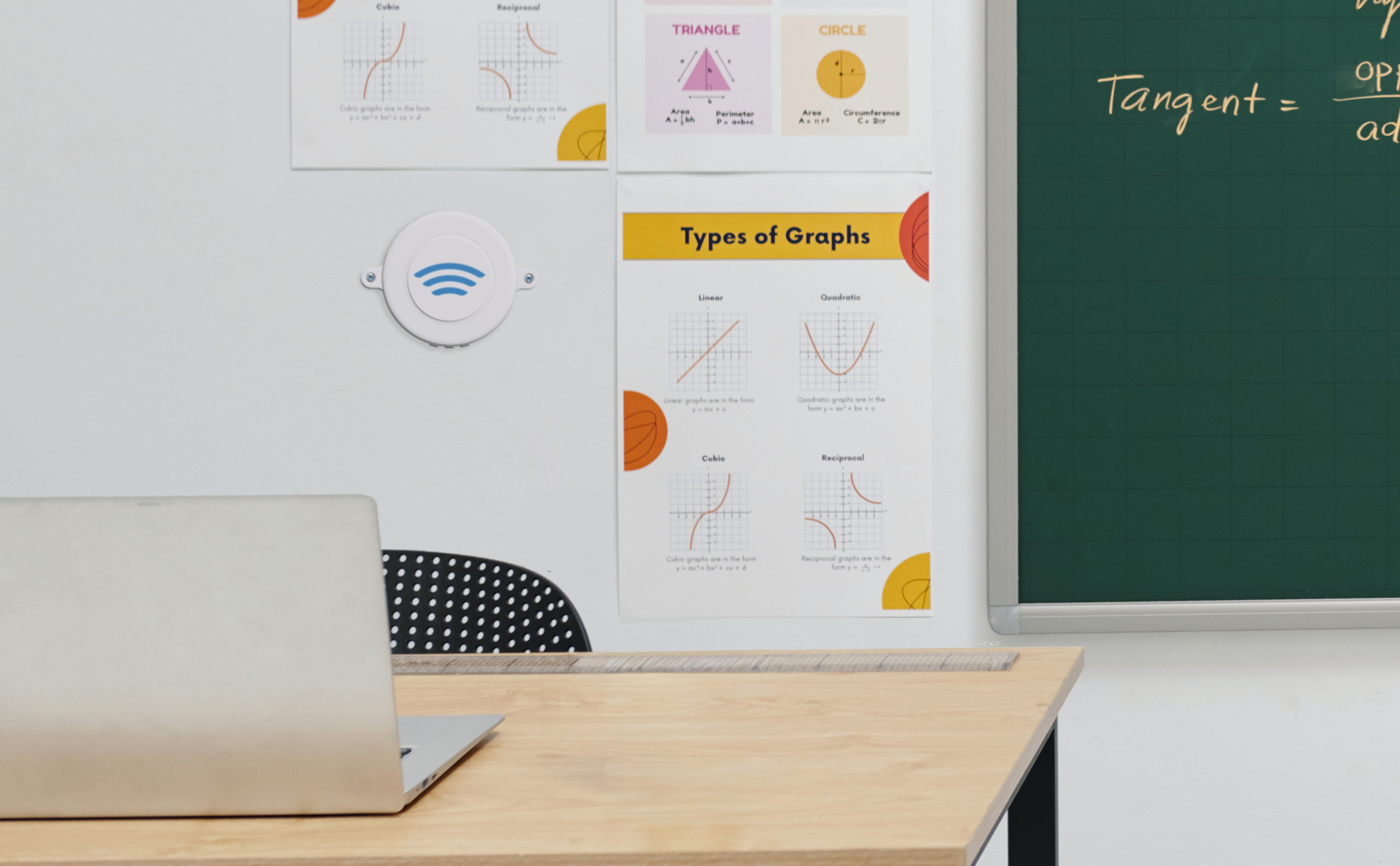Beacon - K-12 - Beacon on Classroom Wall - Mockup