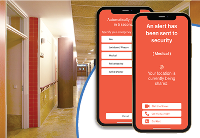 CampusShield Mobile Safety App Panic Button Alert Feature
