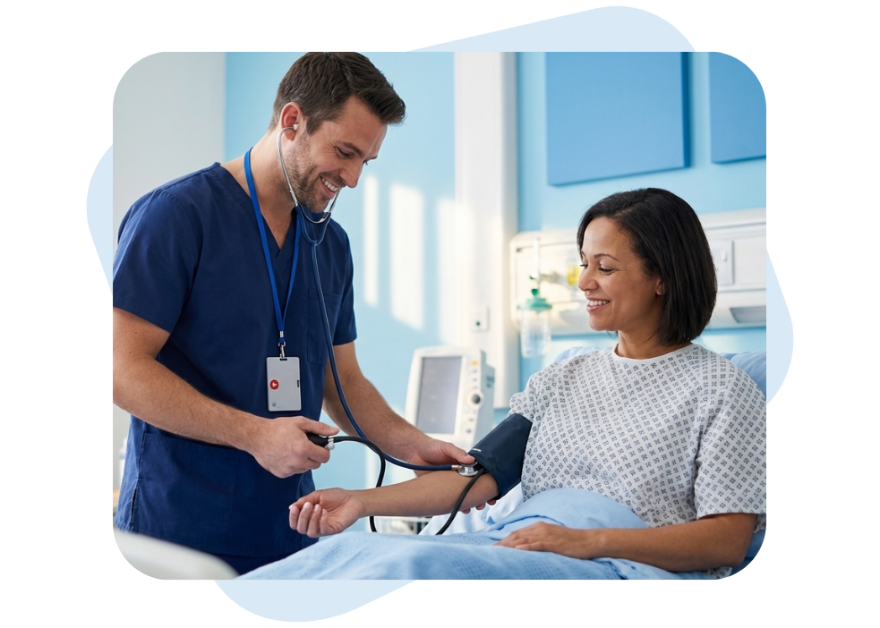 Hospital-LP-MaleNurseWearingBadgeR+
