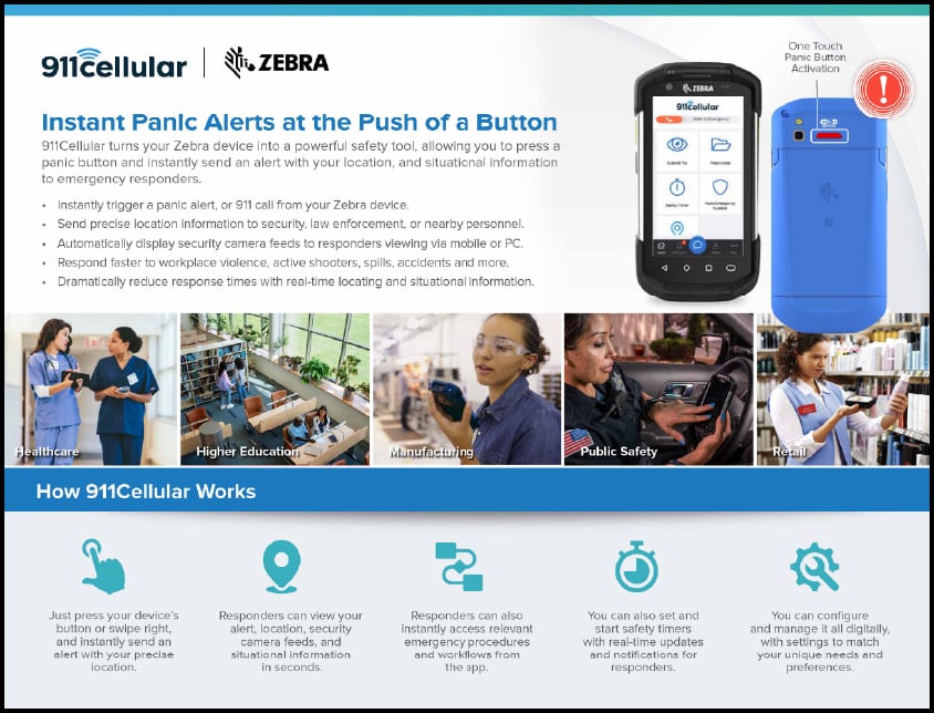 911Cellular and Zebra Guide Thumbnail