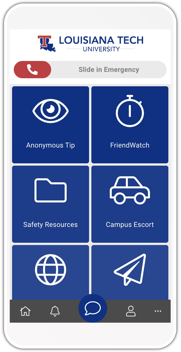Safe Dog home screen