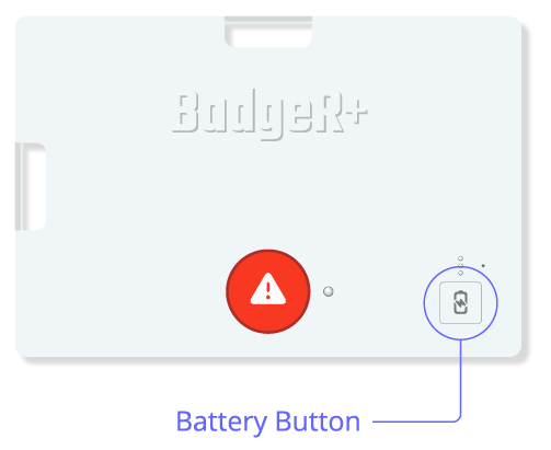 image of the BadgeR+ alert button