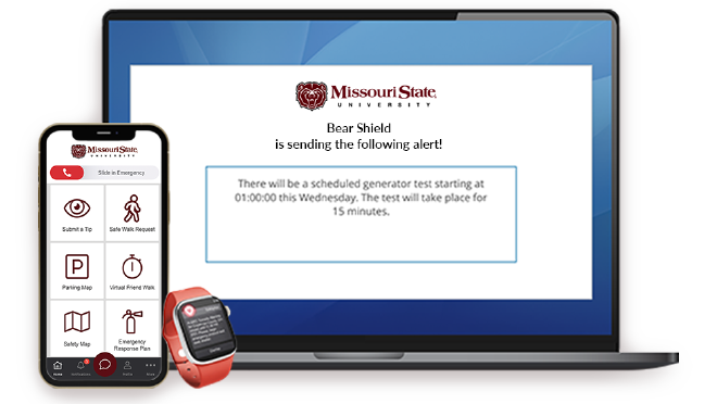 Missouri State's Bear Shield App and Emergency Notification System